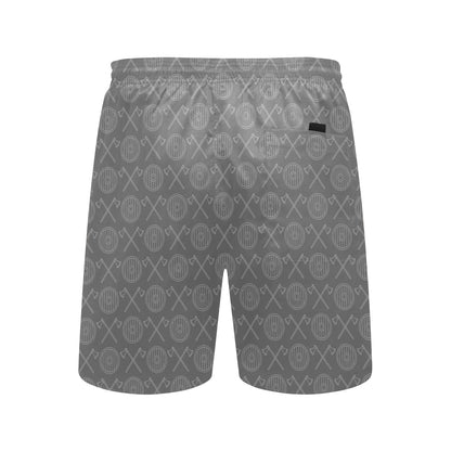 Vikings Print Design LKS303 Men's Swim Trunks Beach Shorts