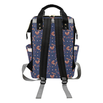 Taurus Print Design LKS304 Diaper Bag Backpack