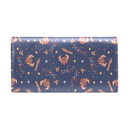 Taurus Print Design LKS304 Women's Trifold Wallet
