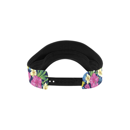 Hibiscus Print Design LKS3010 Unisex Sun Visor