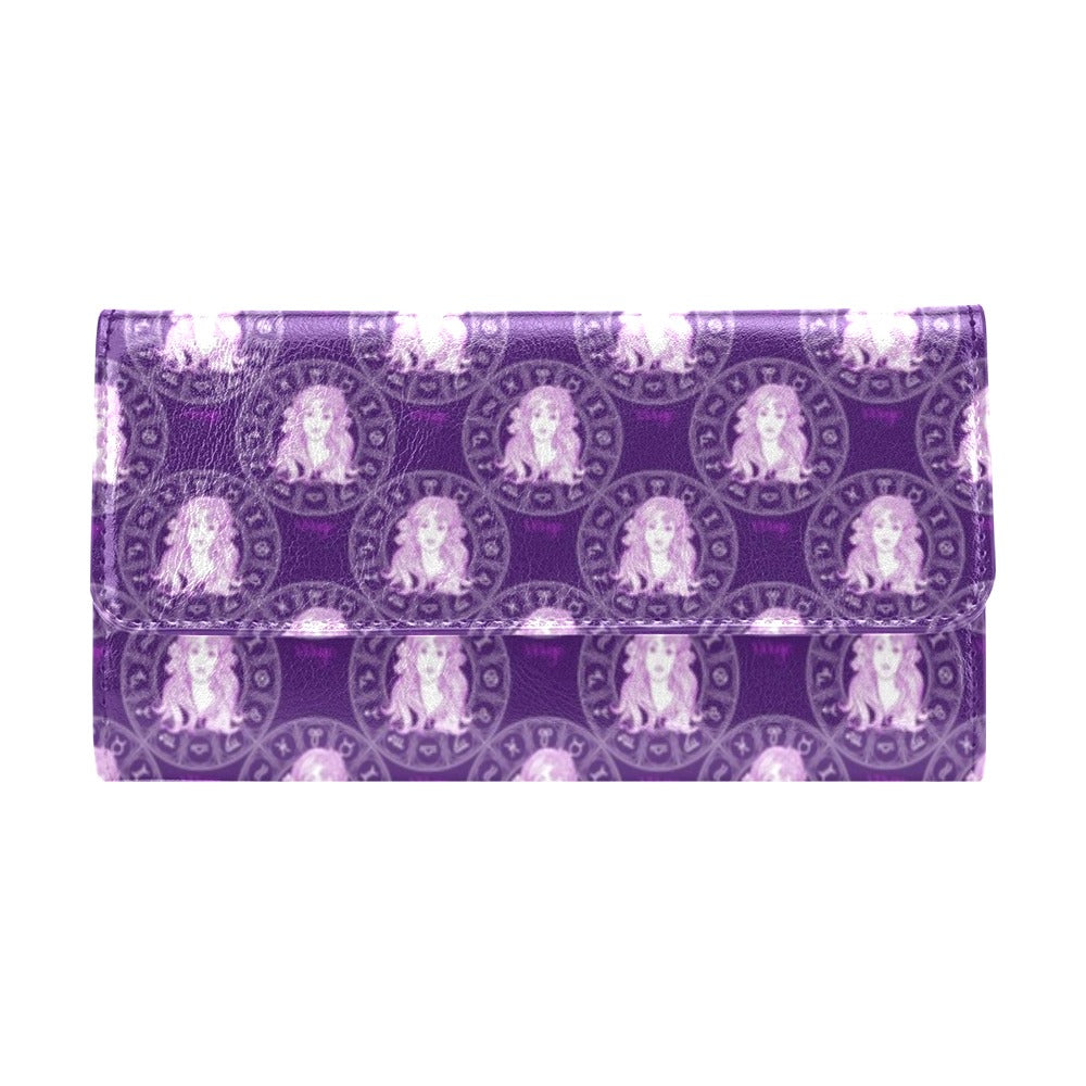 Virgo Print Design LKS301 Women's Trifold Wallet