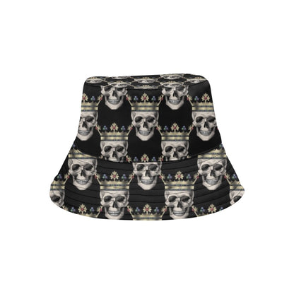 Skull King Print Design LKS3010 Unisex Bucket Hat