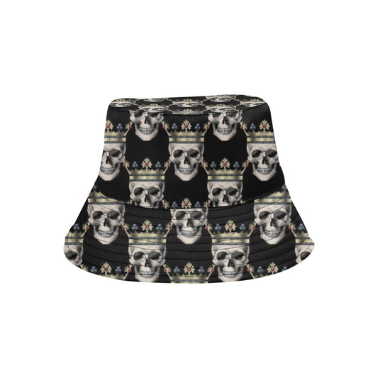 Skull King Print Design LKS3010 Unisex Bucket Hat