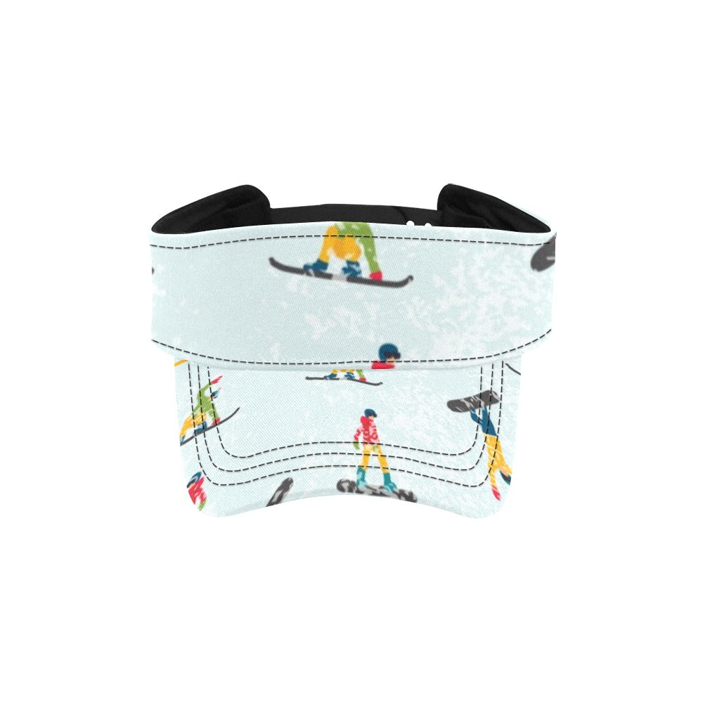 Snowboard Print Design LKS304 Unisex Sun Visor