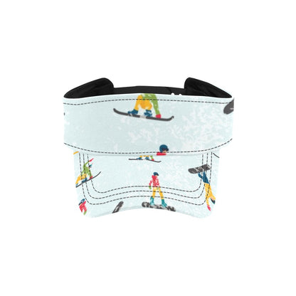 Snowboard Print Design LKS304 Unisex Sun Visor