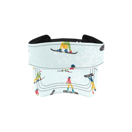Snowboard Print Design LKS304 Unisex Sun Visor