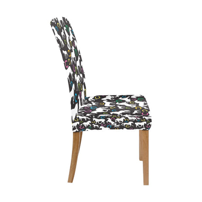 Horse Hoof Colorful Print Design LKS301 Dining Chair Slipcover