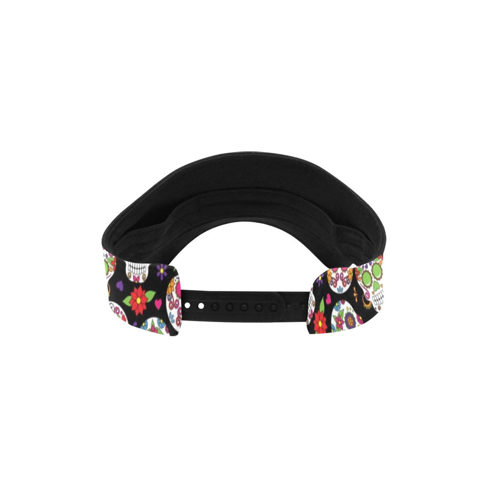 Sugar Skull Print Design LKS302 Unisex Sun Visor
