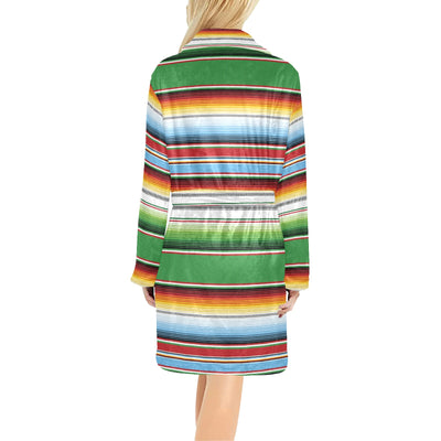 Serape Print Design LKS302 Women's Fleece Robe