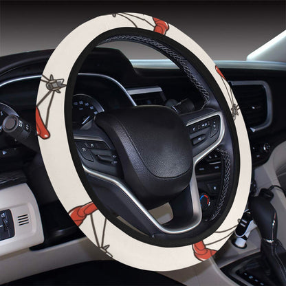 Skydiver Print Design LKS302 Steering Wheel Cover with Elastic Edge