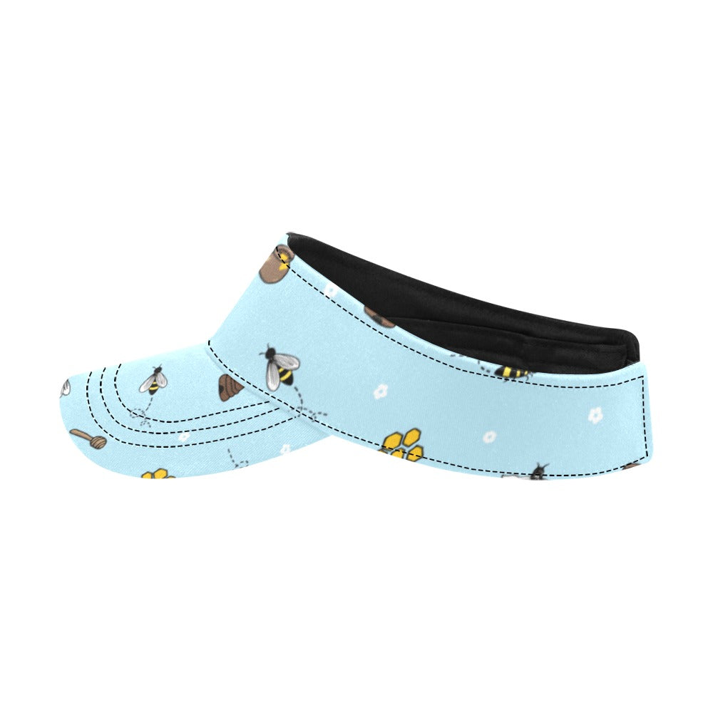 Honey Bee Print Design LKS307 Unisex Sun Visor