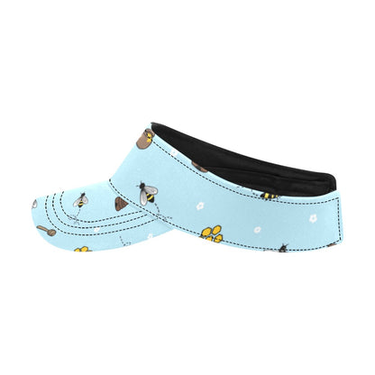 Honey Bee Print Design LKS307 Unisex Sun Visor