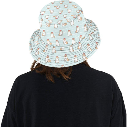 Shiba Inu Print Design LKS3011 Unisex Bucket Hat