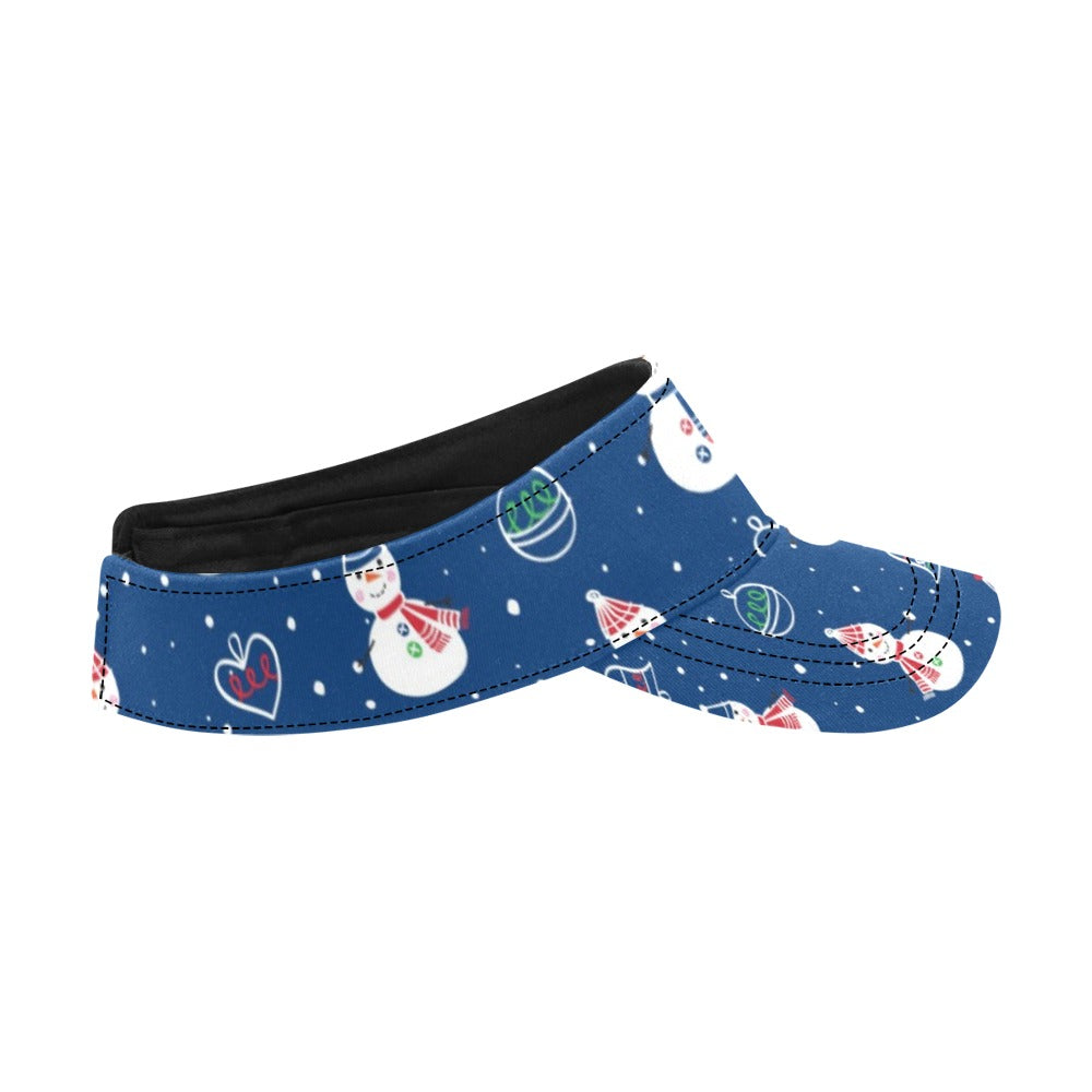 Snowman Print Design LKS306 Unisex Sun Visor