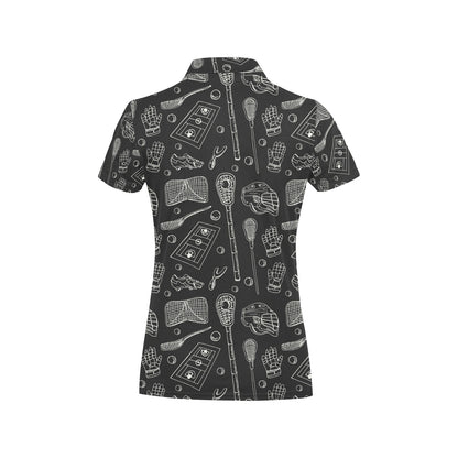 KOI Fish Pattern Print Design 05 Women's Polo Shirt