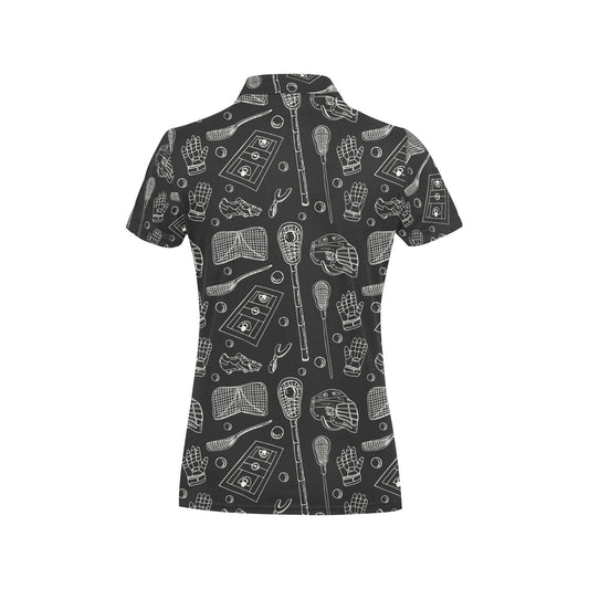 KOI Fish Pattern Print Design 05 Women's Polo Shirt
