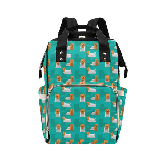 Silky Terriers Print Design LKS301 Diaper Bag Backpack