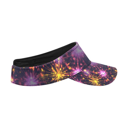 Firework Print Design LKS303 Unisex Sun Visor