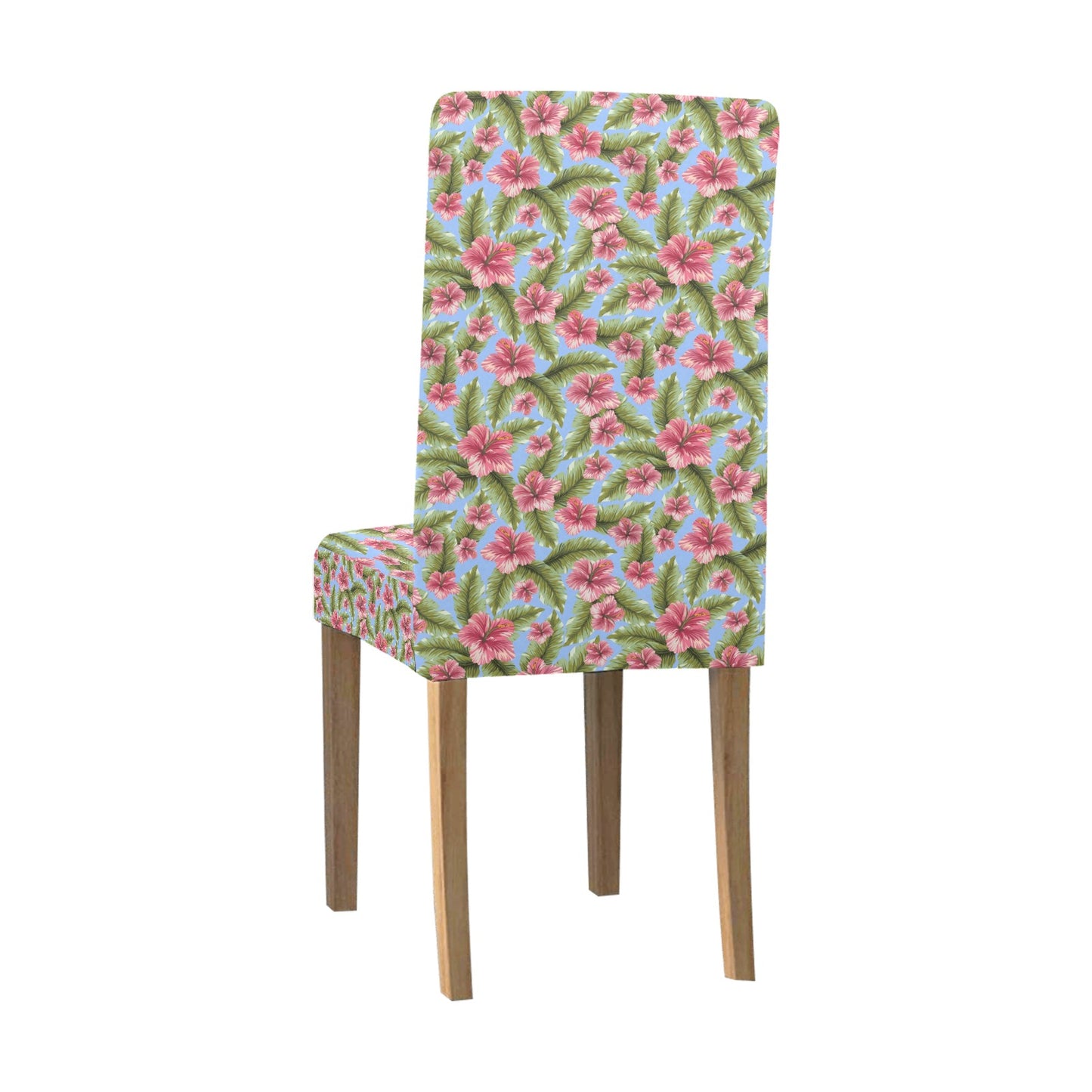 Tropical Flower Print Design LKS301 Dining Chair Slipcover