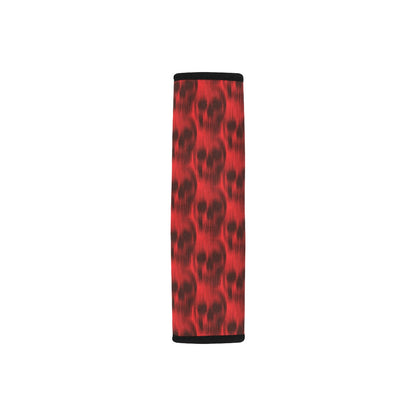 Skull Red Print Design LKS306 Car Seat Belt Cover