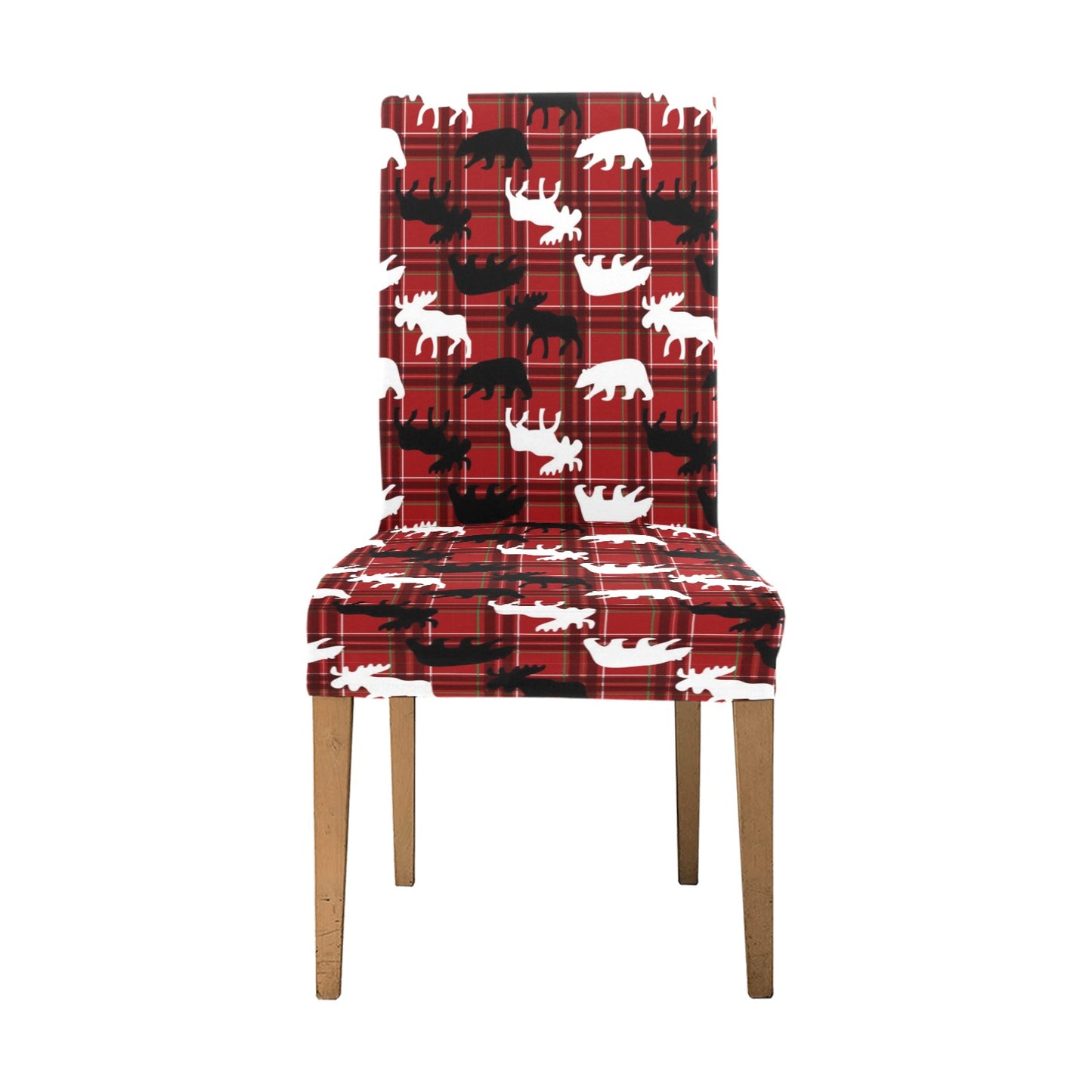Moose Print Design LKS401 Dining Chair Slipcover