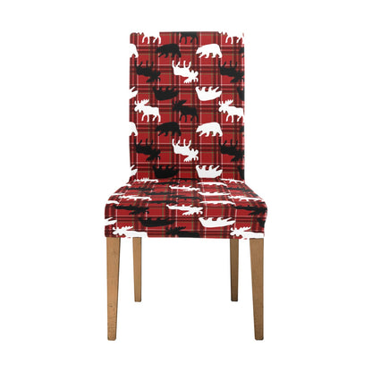 Moose Print Design LKS401 Dining Chair Slipcover