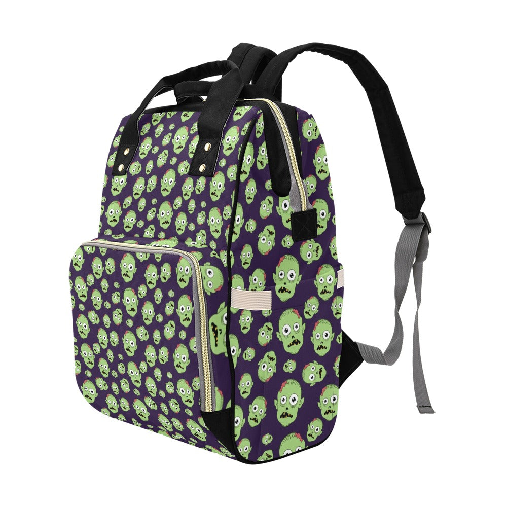 Zombie Print Design LKS303 Diaper Bag Backpack