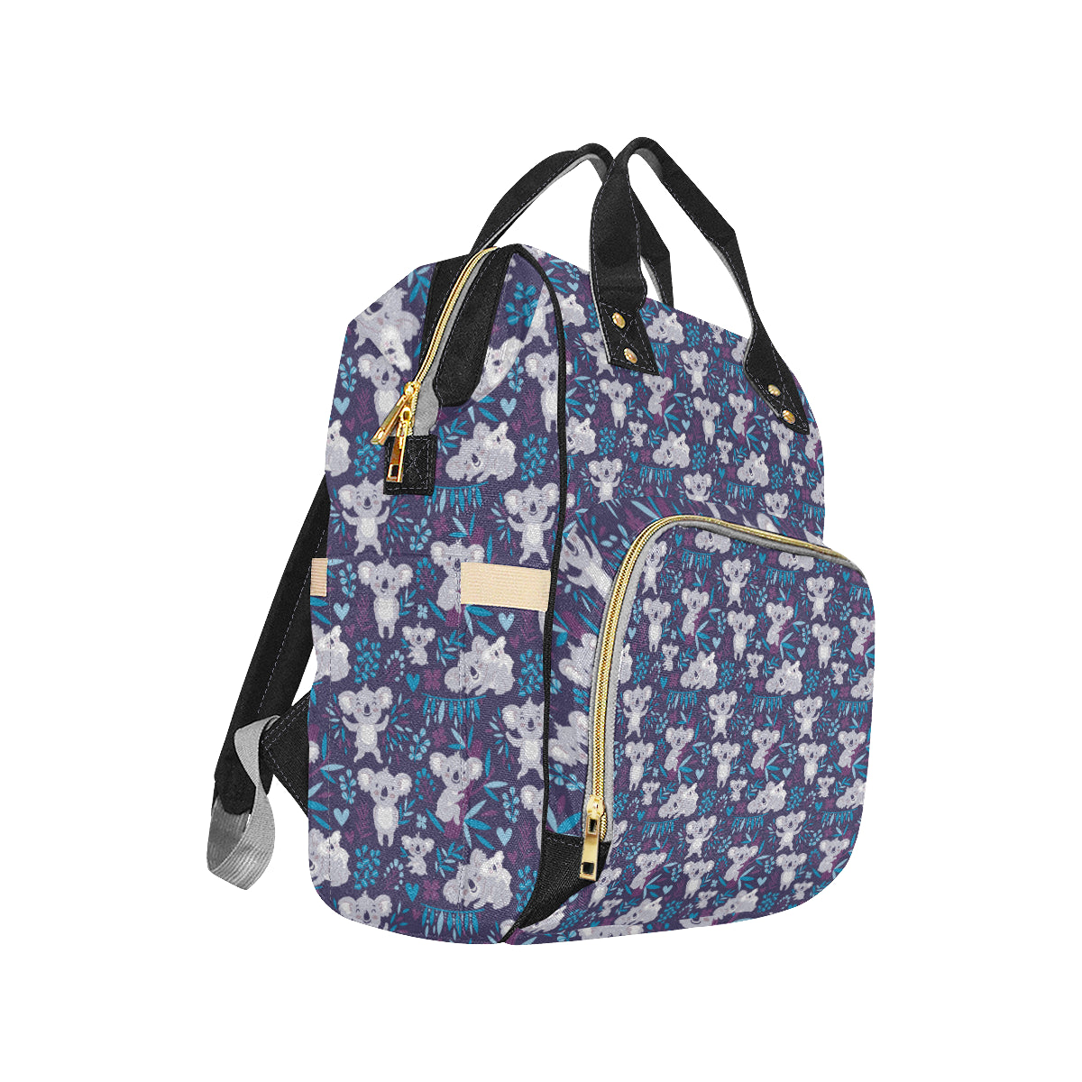 Koala Cute Themed Design Print Diaper Bag Backpack