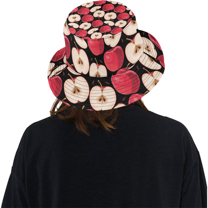 Apple Pattern Print Design AP02 Unisex Bucket Hat