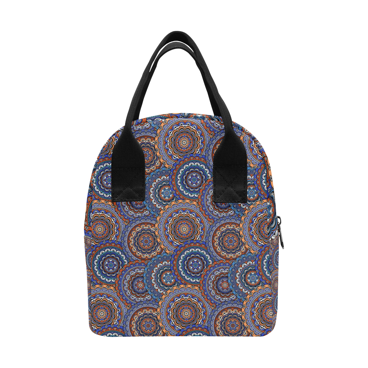 Mandala Boho Chic Design Print Insulated Lunch Bag