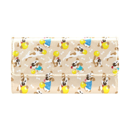 Russell Terriers Cute Print Design LKS304 Women's Trifold Wallet