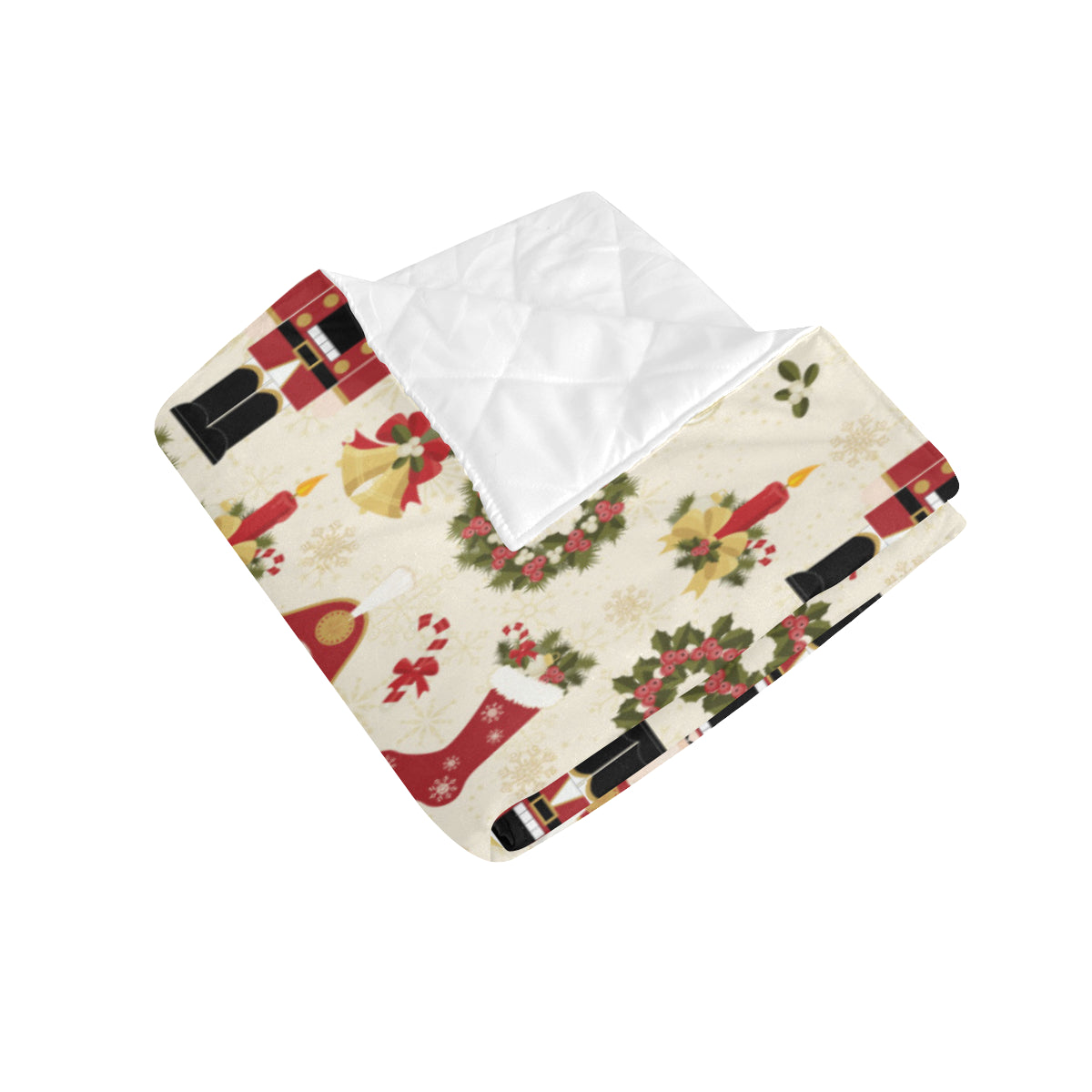 Nutcracker Pattern Print Design A01 Premium Quilt