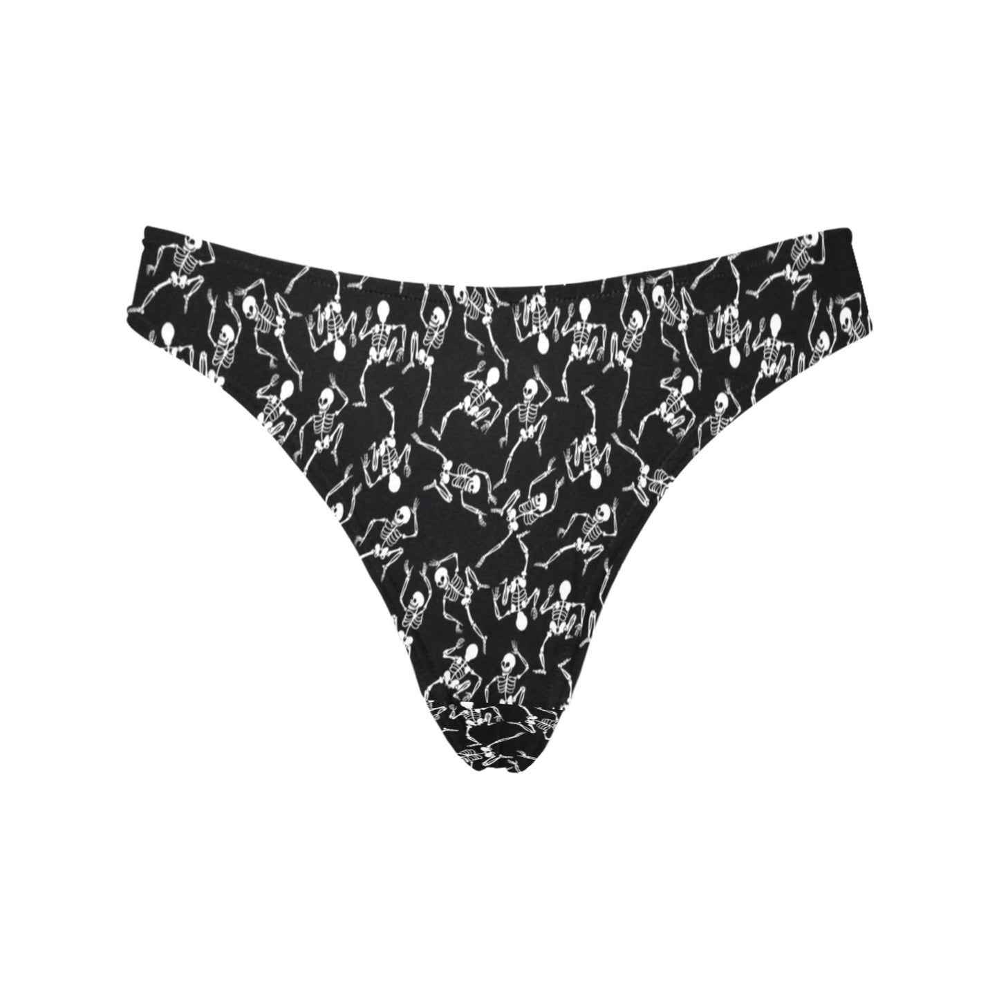 Skeleton Style Print Women's Thongs
