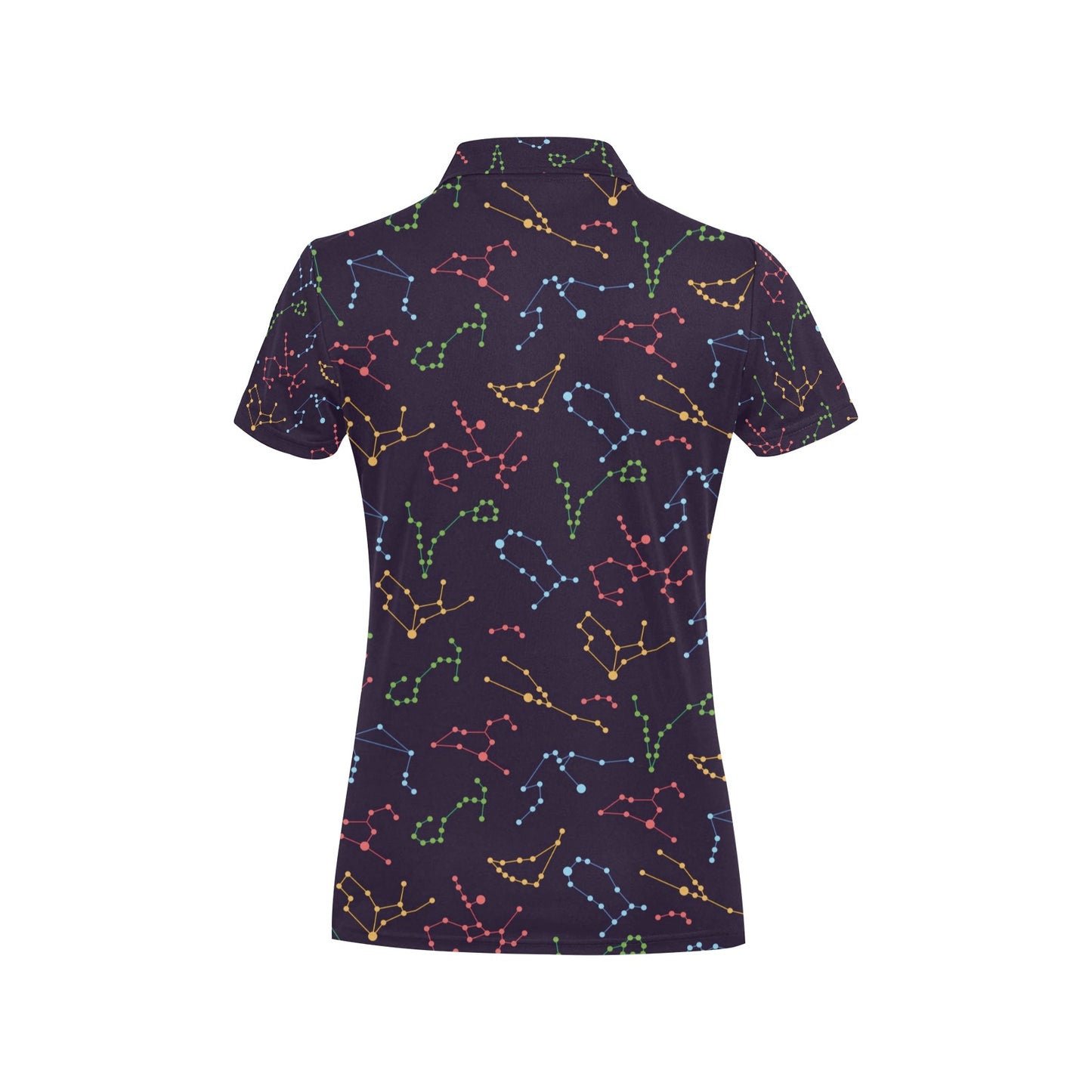 Zodiac Print Design LKS301 Women's Polo Shirt