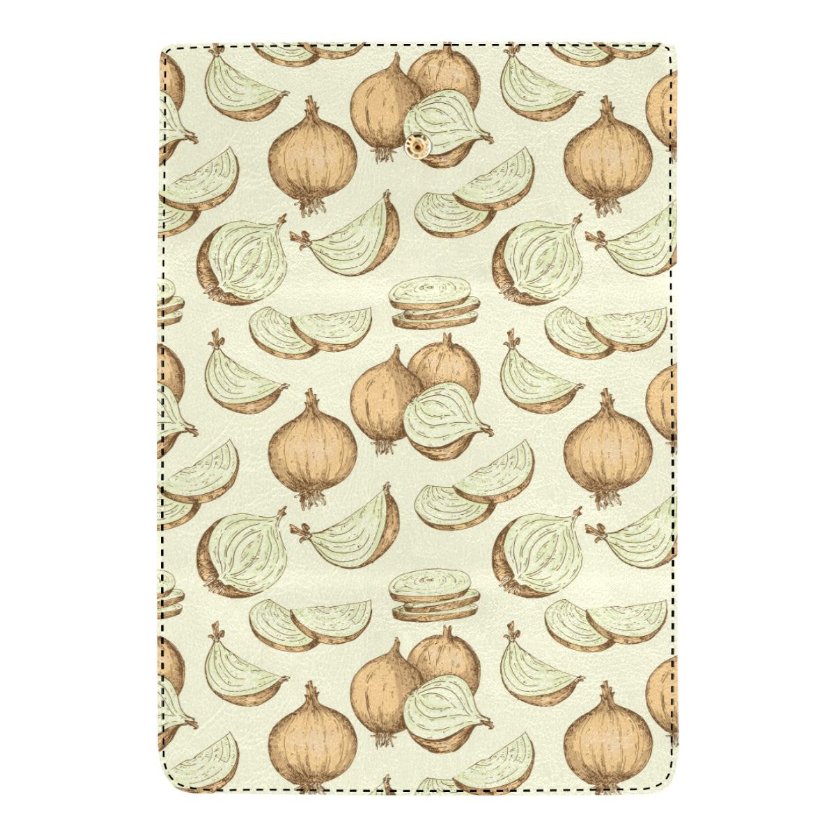 Onion Pattern Print Design A02 Women's Trifold Wallet
