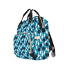 Bowling Pin Pattern Print Design 010 Diaper Bag Backpack