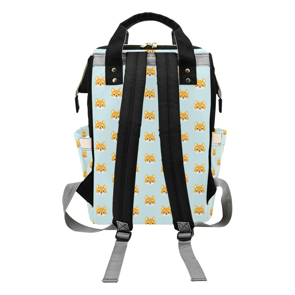 Shiba Inu Print Design LKS301 Diaper Bag Backpack