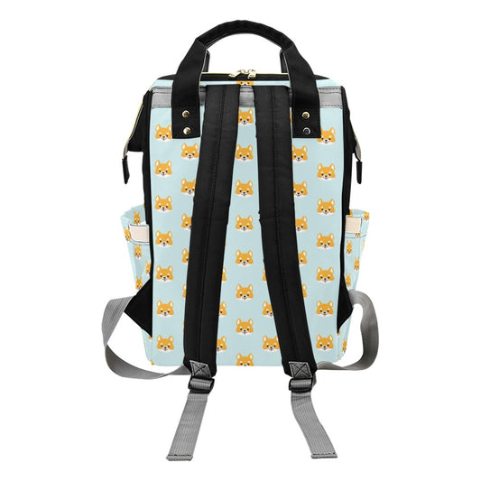Shiba Inu Print Design LKS301 Diaper Bag Backpack