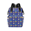 School Bus Print Design LKS307 Diaper Bag Backpack