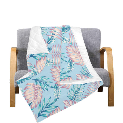 Tropical Flower Pattern Print Design TF01 Premium Quilt
