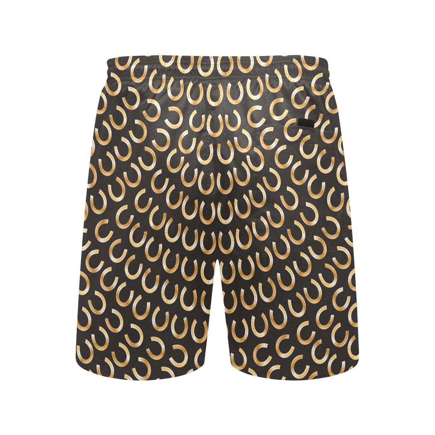 Horseshoe Print Design LKS304 Men's Swim Trunks Beach Shorts