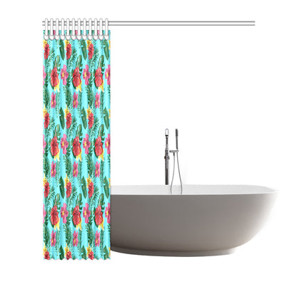 Hibiscus Hawaiian Flower Shower Curtain