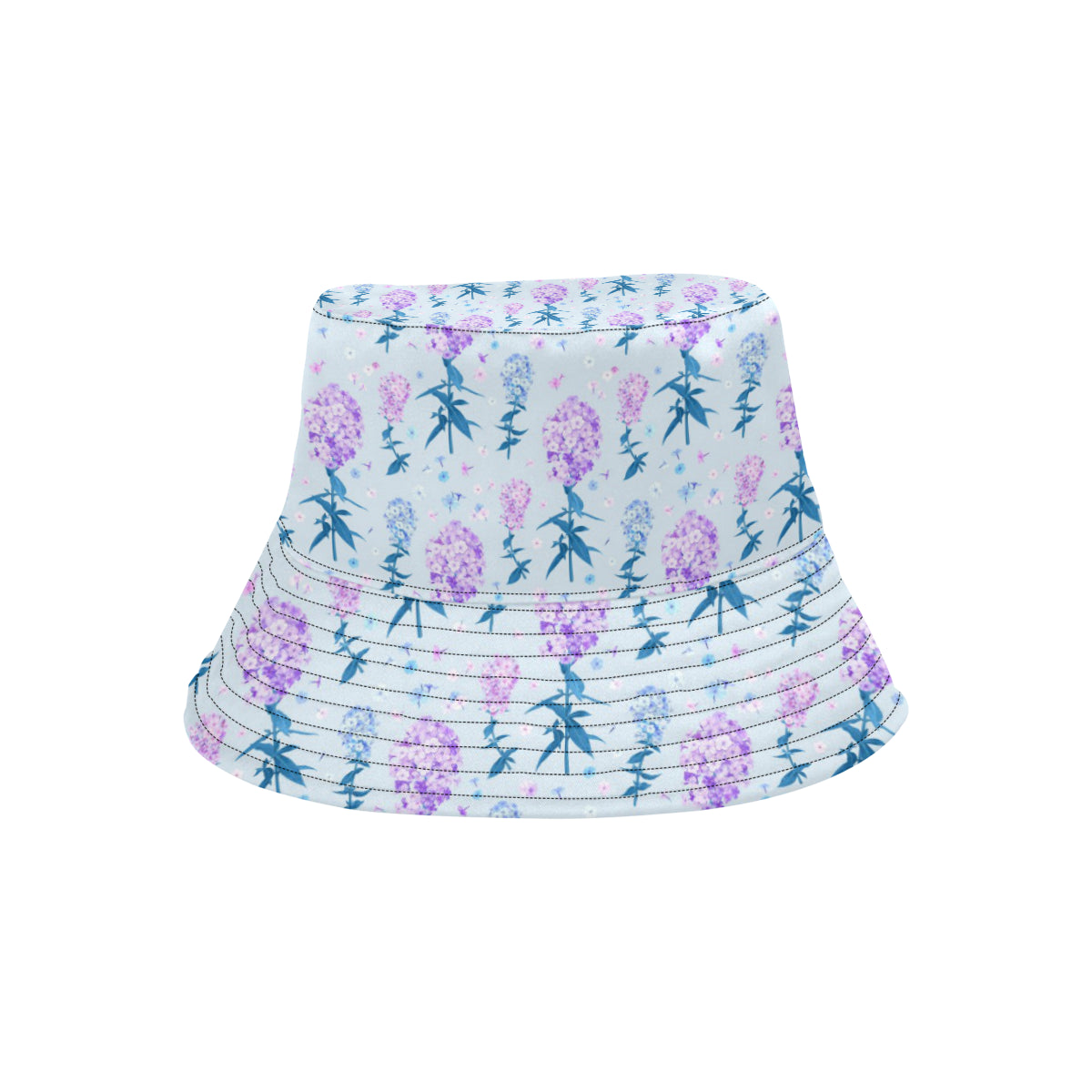 Lilac Pattern Print Design LI05 Unisex Bucket Hat