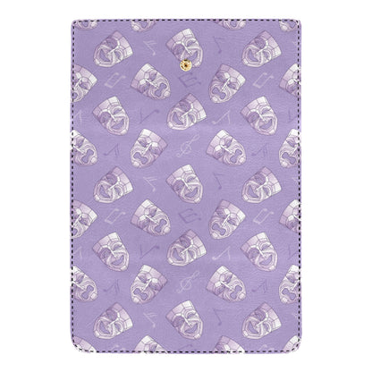 Acting Mask Pattern Print Design 05 Women's Trifold Wallet