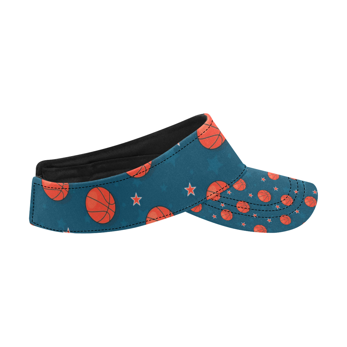 Basketball Pattern Print Design 02 Unisex Sun Visor