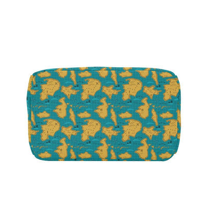 World Map Print Design LKS301 Insulated Lunch Bag