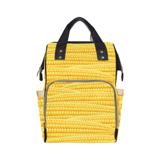 Agricultural Corn cob Pattern Diaper Bag Backpack