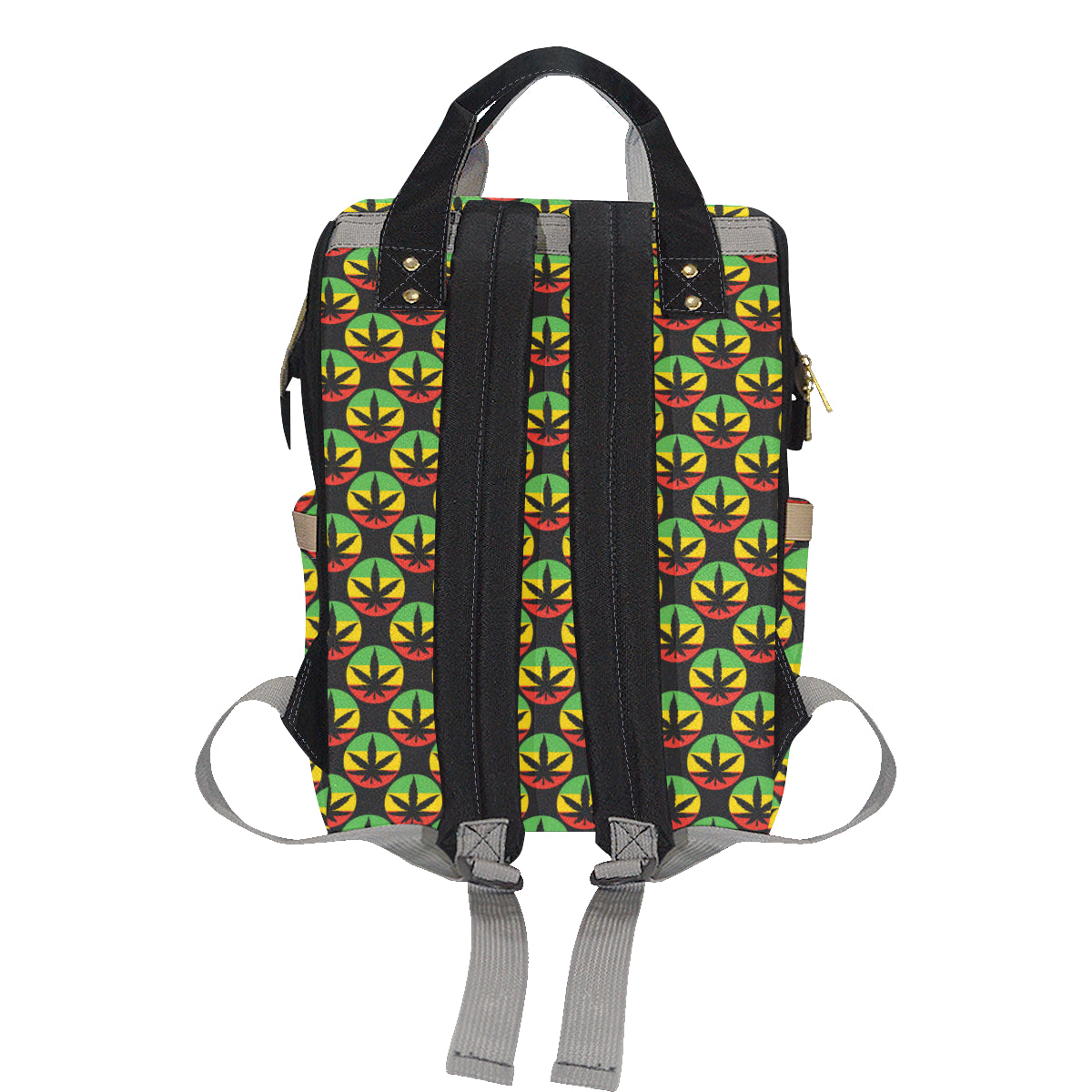 Rasta Reggae Color Design Diaper Bag Backpack