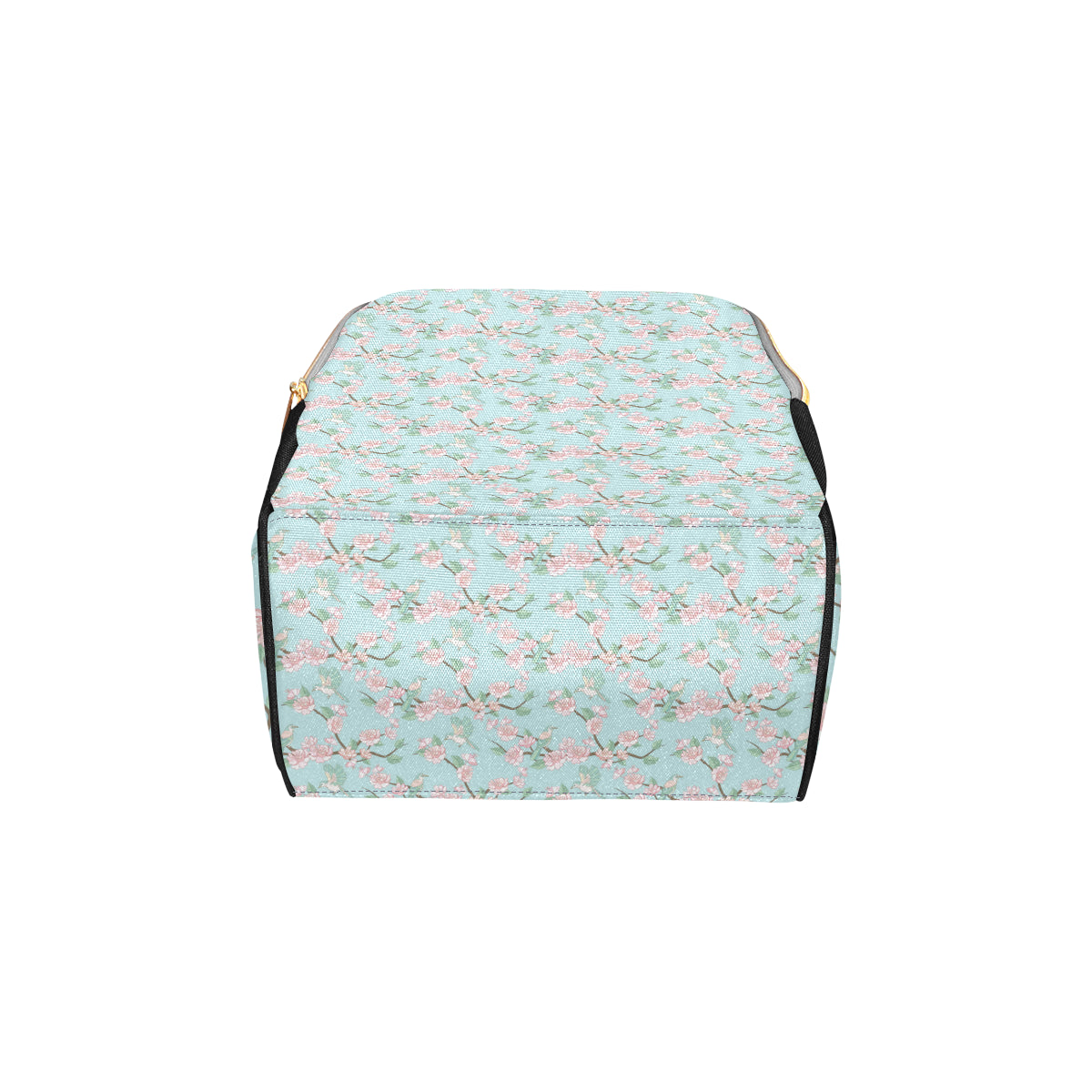 Cherry Blossom Pattern Print Design 02 Diaper Bag Backpack