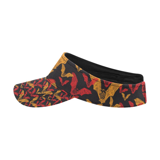 Bat Pattern Print Design 01 Unisex Sun Visor